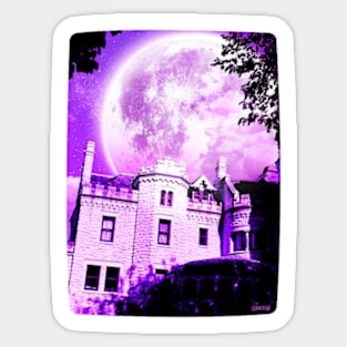 Moonlit Castle Sticker